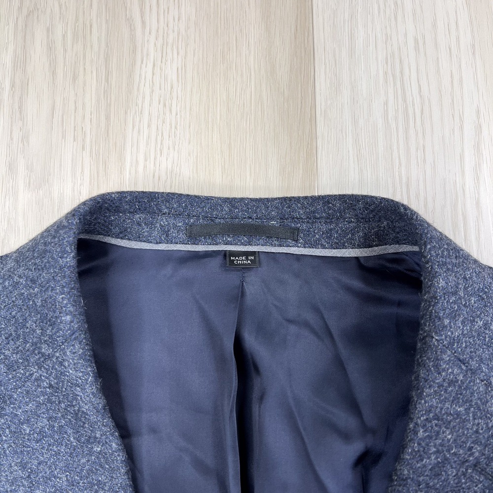 J.Crew Ludlow Slim-fit Unstructured Blazer in English Wool-Cotton Size 42L Blue - Picture 4 of 14